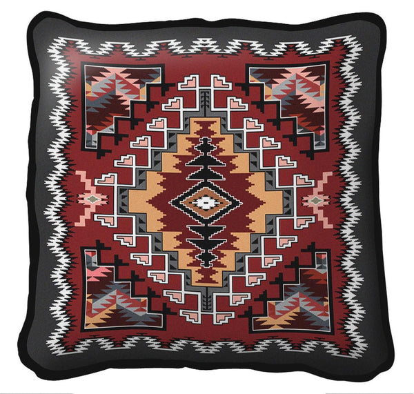 Southwest Painted Hills Sunset Woven Cotton Throw Blanket