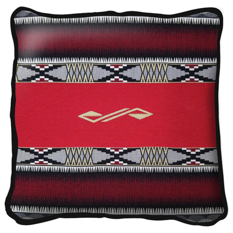 Southwest Concho Springs Red Tapestry Pillow Cover