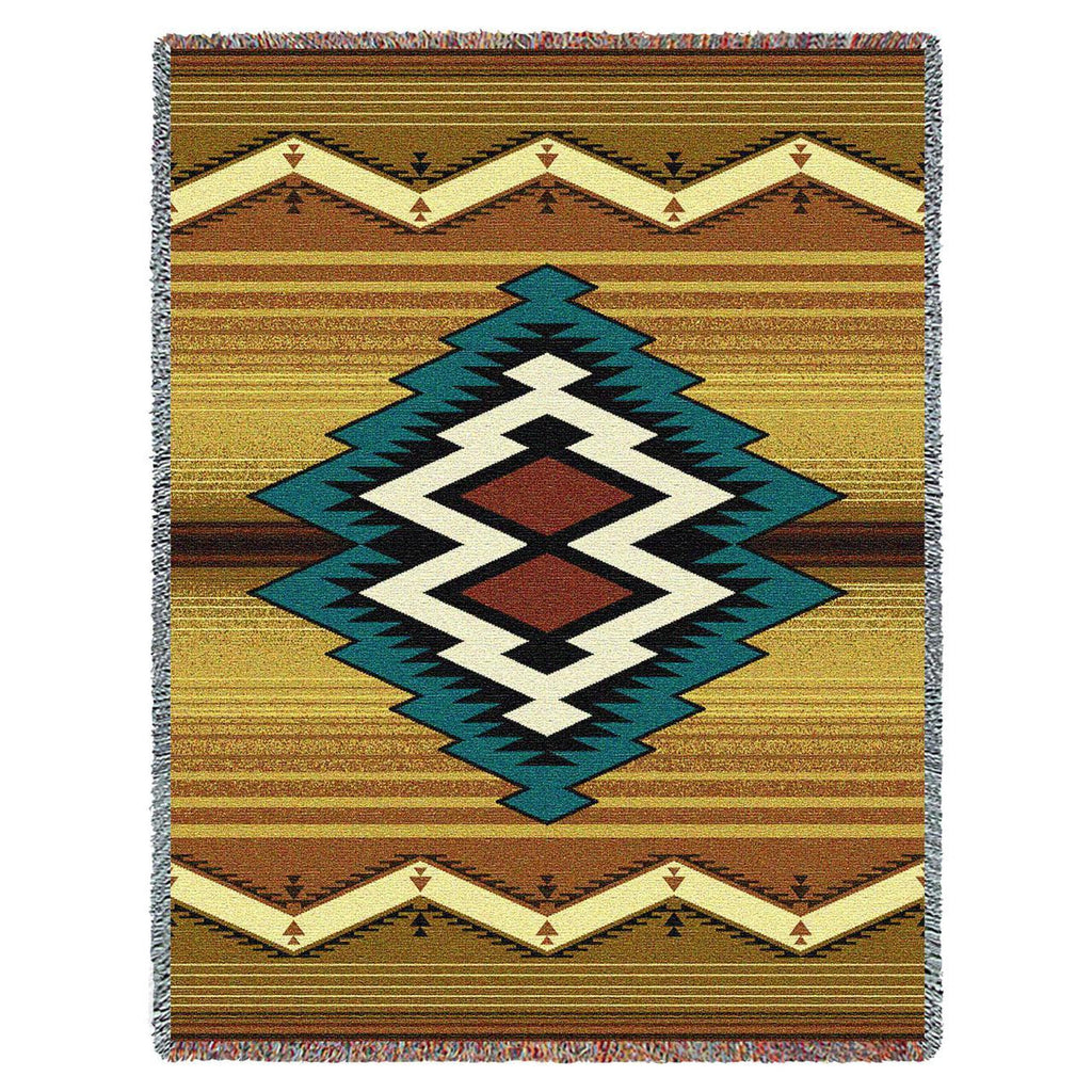 Southwest Maimana Geometric Woven Throw Blanket