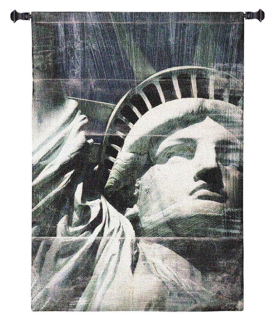 Miss Liberty Wall Tapestry by Nathan Bailey© - Cityscape|3 Sizes