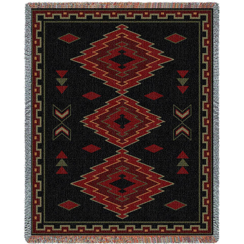 Taos Woven Throw Blanket - 
