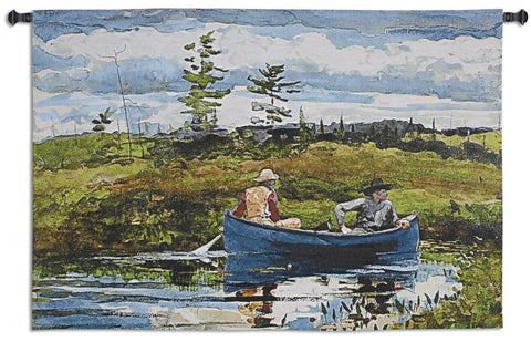 The Blue Boat Wall Tapestry by Winslow Homer©