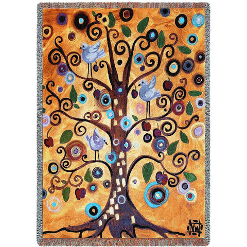 Tree of Life Tapestry Throw by Natasha Wescoat©