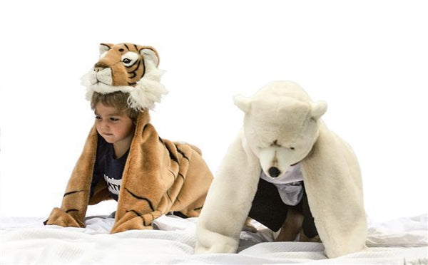 Polar Bear Wild & Soft Animal Disguise for Kids