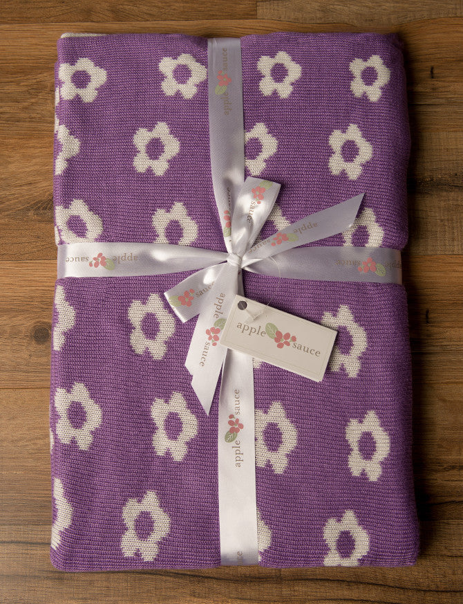 Bamboo Flower Baby Blankets|2 Colors – Woven Art & Beyond LLC