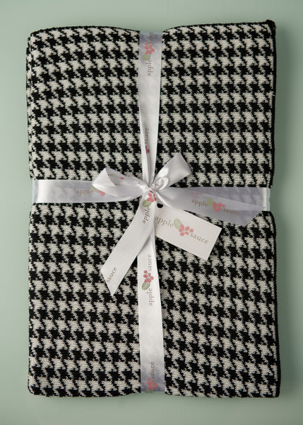 Bamboo Houndstooth Baby Blankets - 
 - 3