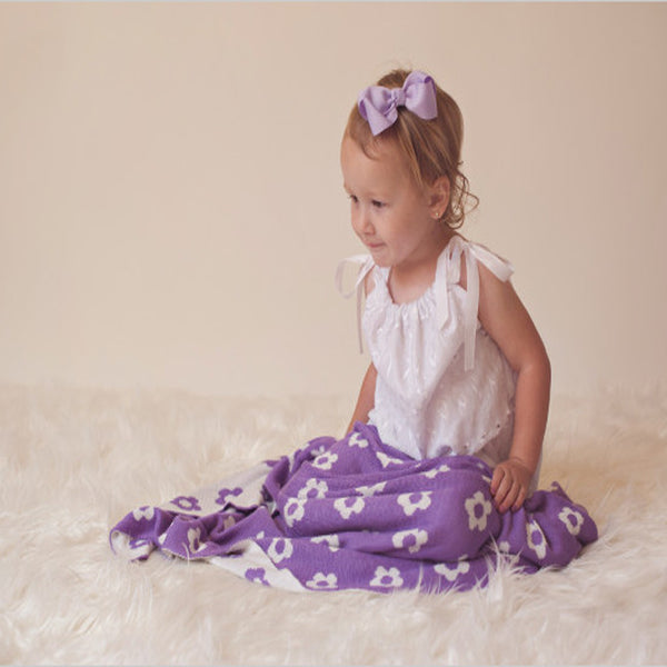 Bamboo Flower Baby Blankets|2 Colors - 
 - 1