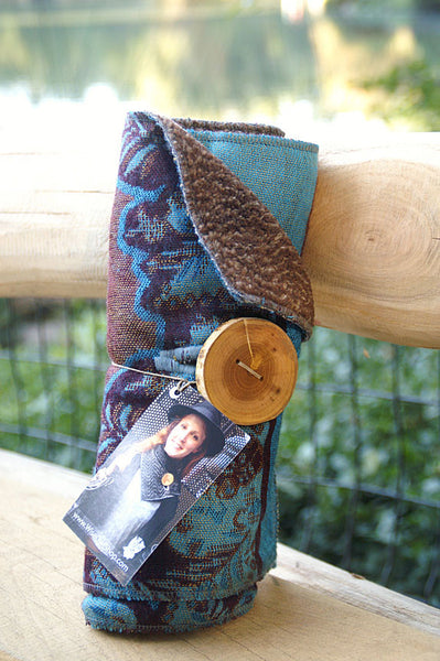 Rapsody In Blue Upcycled Neckwarmer - One-of-a-Kind