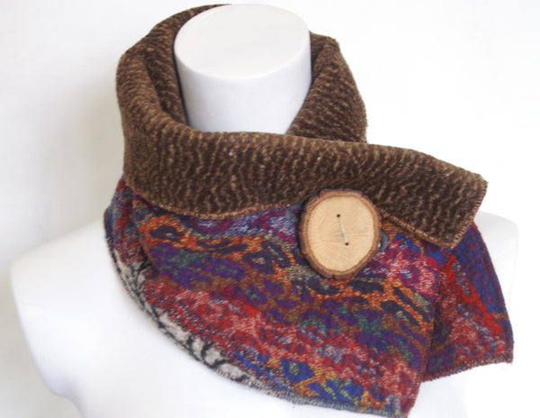 Confetti Upcycled Neckwarmer - One-of-a-Kind
