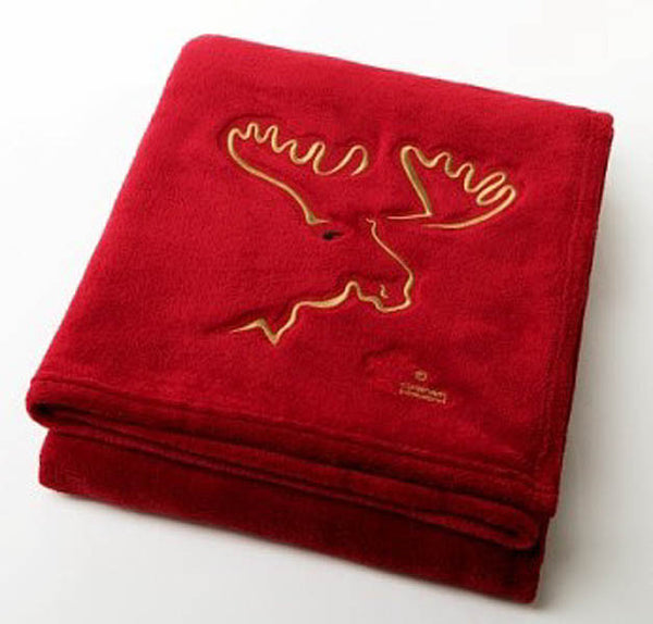 Graham Howard© "Moose" Velura™ Throw Blanket - Red