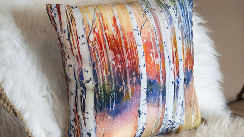 Custom Throw Pillow Covers Printed with Your Art|Poly Twill