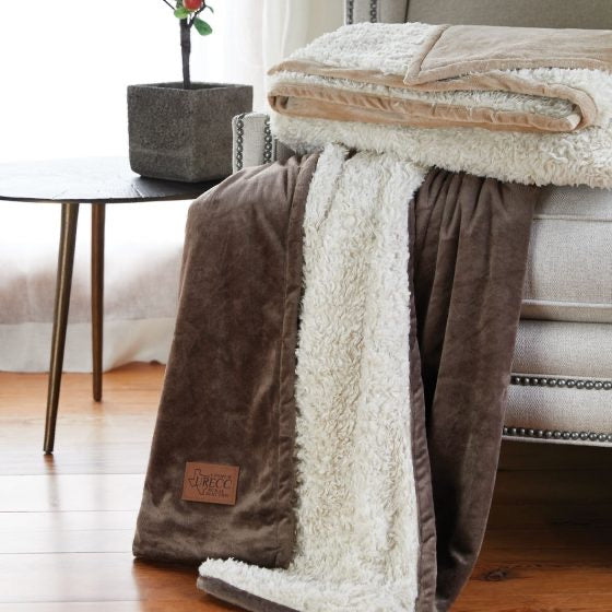 Faux Lambswool Throw Blanket|8 Colors|Decorating Option