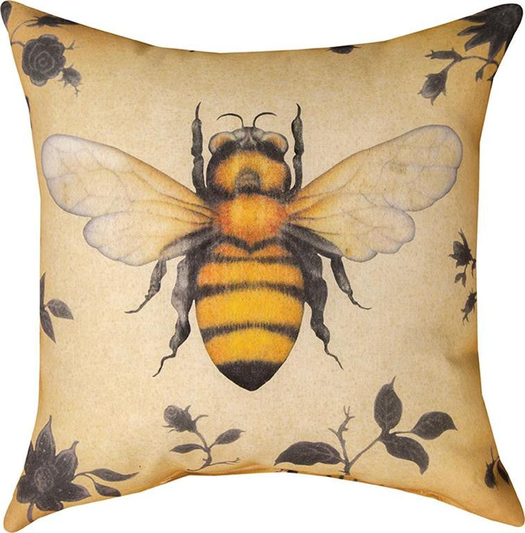 Insects Bee Indoor/Outdoor Pillow - 
