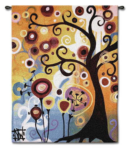 June Tree Wall Tapestry by Natasha Wescoat© - 2 Sizes