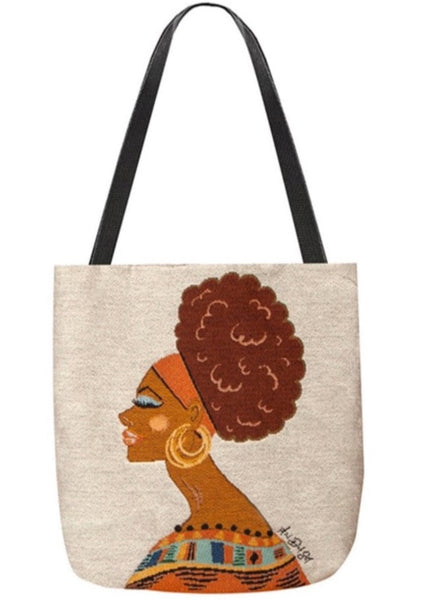 Ethnic Beauty Tote Bag by Ani Del Sol©
