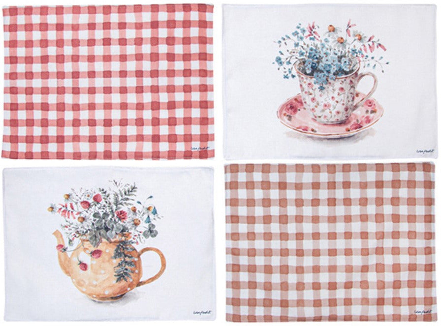 Garden Tea Placemats|Set of 4