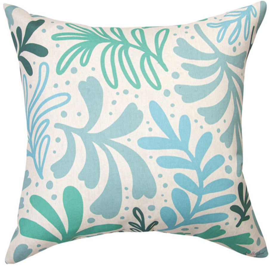 Under the Sea Indoor/Outdoor Reversible Pillow by Janelle L. Penner©