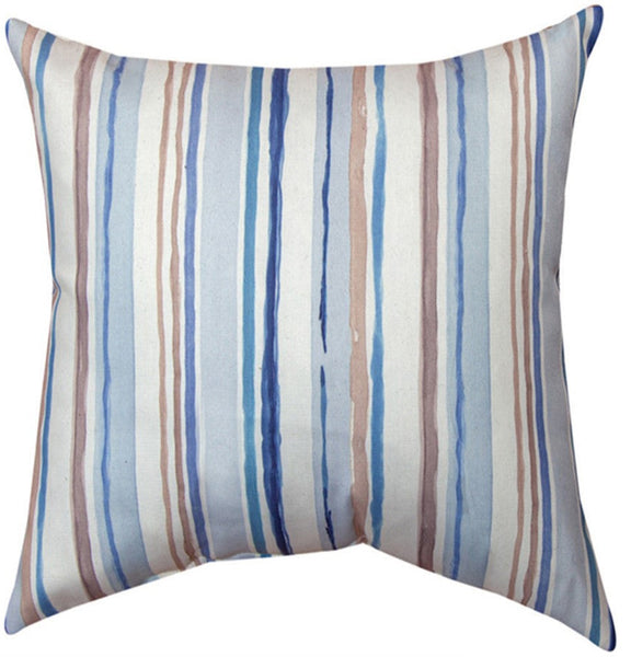 Blue Coastal Escape Indoor/Outdoor Reversible Pillow by Lisa Audit©