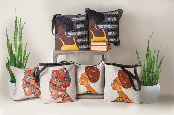 Ethnic Beauty Tote Bag by Ani Del Sol©