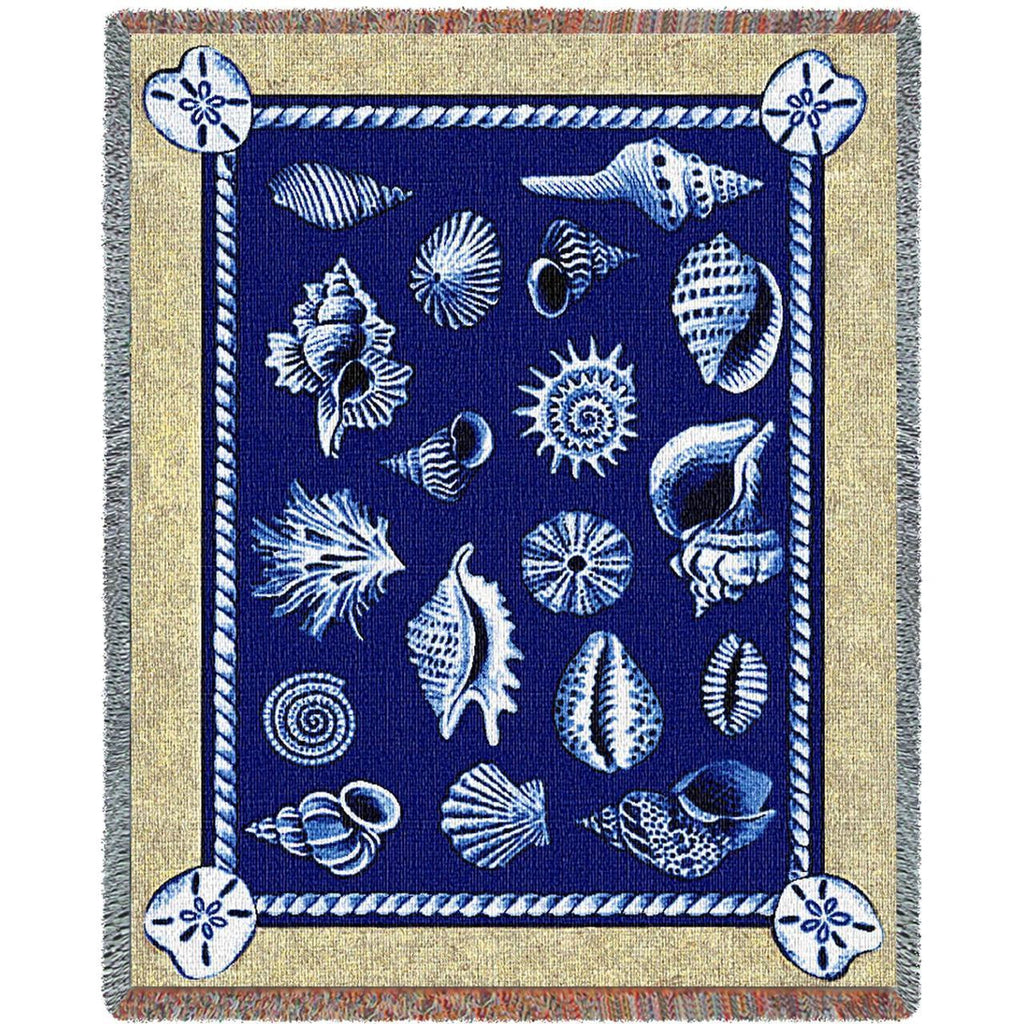 Shell Collection Woven Throw Blanket