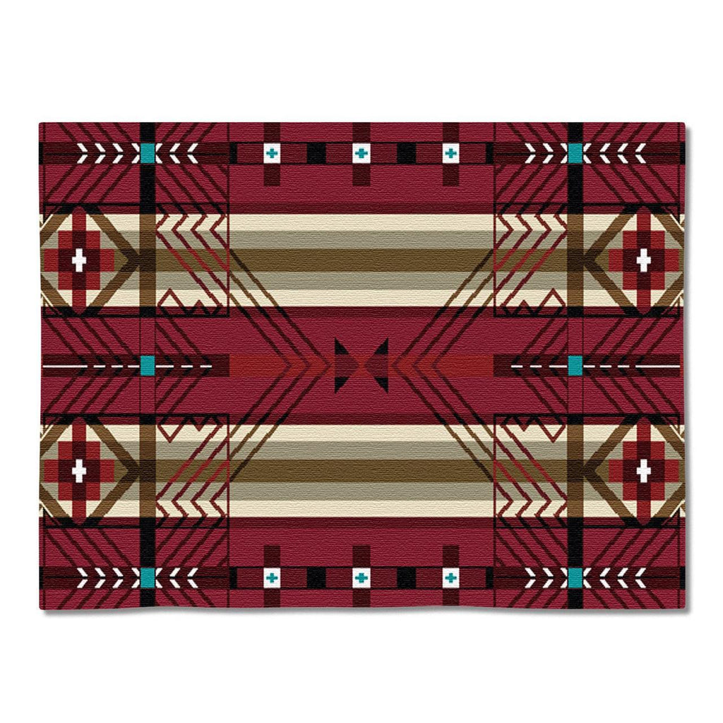 Southwest Antelope Ridge Flag Tapestry Placemats - Set of 4