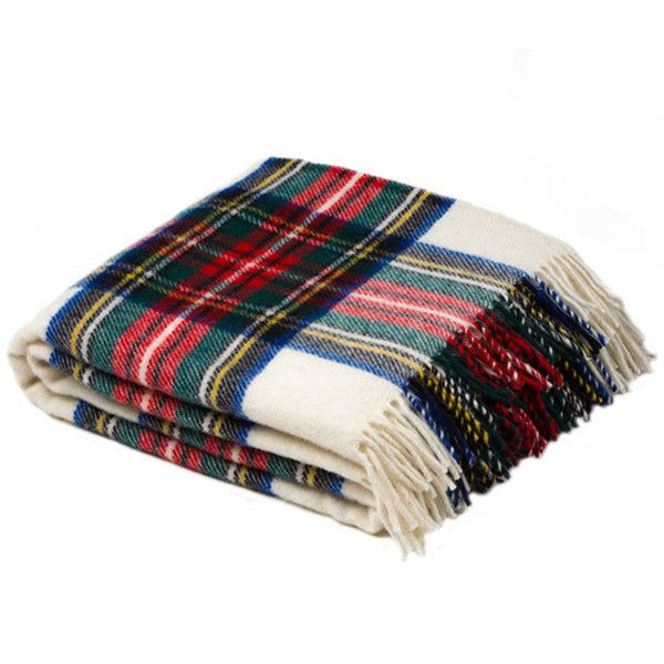 British Traditional Tartan Wool Blanket by Tweedmill - 
 - 4