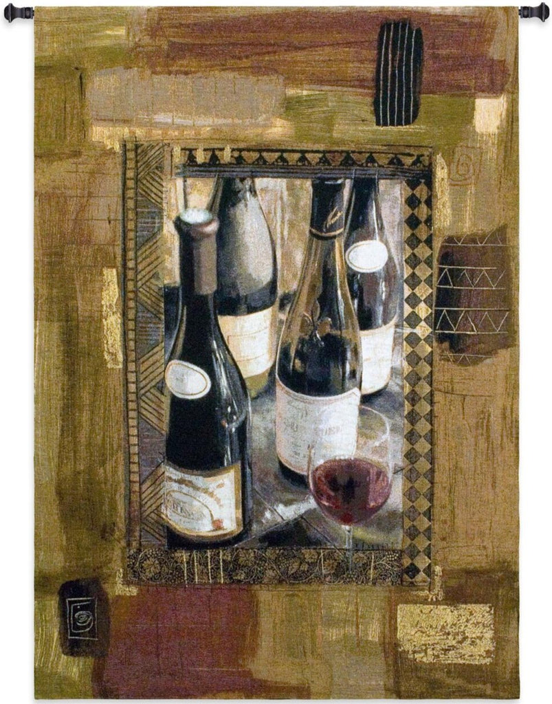 Perfect Vintage I Wall Tapestry by Rob Heffernan© - Wine, Culinary Motif